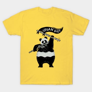 Panda Vegan Diet T-Shirt